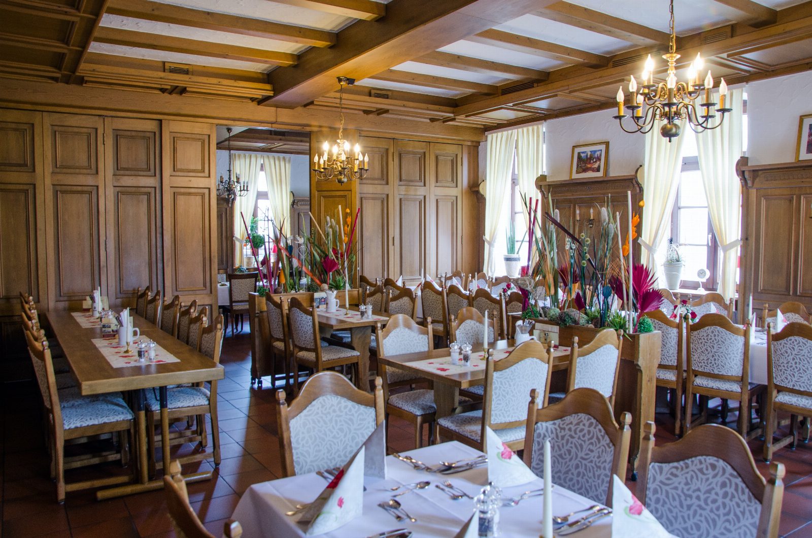 Innenraum des Restaurants